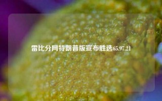 雷比分网特朗普版宣布胜选65.97.21