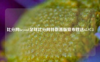 比分网beyond足球比分网特朗普版宣布胜选65.97.3