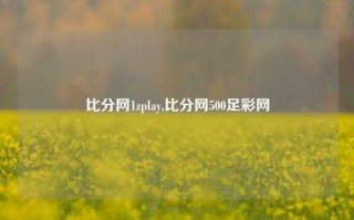 比分网1zplay,比分网500足彩网