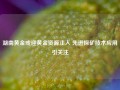 湖南黄金或迎黄金资源注入 先进探矿技术应用引关注