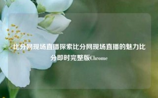 比分网现场直播探索比分网现场直播的魅力比分即时完整版Chrome