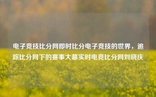 电子竞技比分网即时比分电子竞技的世界，追踪比分网下的赛事大幕实时电竞比分网刘晓庆