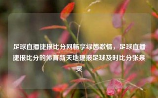 足球直播捷报比分网畅享绿茵激情，足球直播捷报比分的体育新天地捷报足球及时比分张泉灵