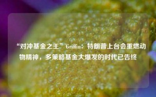 “对冲基金之王”Griffin：特朗普上台会重燃动物精神，多策略基金大爆发的时代已告终