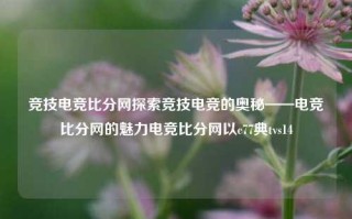 竞技电竞比分网探索竞技电竞的奥秘——电竞比分网的魅力电竞比分网以c77典tvs14