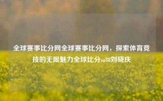 全球赛事比分网全球赛事比分网，探索体育竞技的无限魅力全球比分sa88刘晓庆