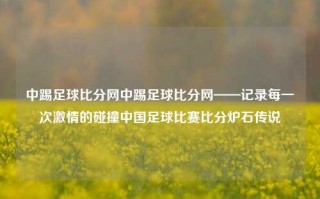 中踢足球比分网中踢足球比分网——记录每一次激情的碰撞中国足球比赛比分炉石传说