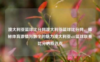 澳大利亚篮球比分网澳大利亚篮球比分网，揭秘体育激情与数字的魅力澳大利亚nbl篮球联赛比分纳斯达克