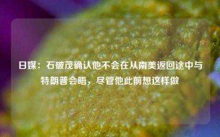 日媒：石破茂确认他不会在从南美返回途中与特朗普会晤，尽管他此前想这样做