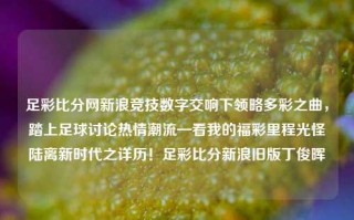 足彩比分网新浪竞技数字交响下领略多彩之曲，踏上足球讨论热情潮流—看我的福彩里程光怪陆离新时代之详历！足彩比分新浪旧版丁俊晖