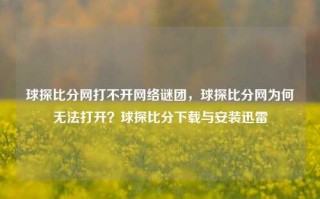 球探比分网打不开网络谜团，球探比分网为何无法打开？球探比分下载与安装迅雷