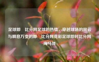 足球即時比分网足球的热情，穿越球场的风云与瞬息万变的即時比分网竞彩足球即时比分网海马体