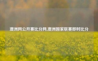 澳洲网公开赛比分网,澳洲国家联赛即时比分