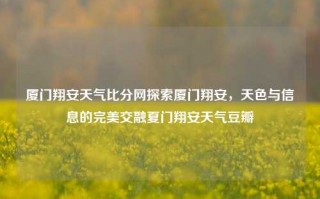 厦门翔安天气比分网探索厦门翔安，天色与信息的完美交融夏门翔安天气豆瓣