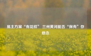 易主方案“有花样” 兰州黄河能否“保壳”存悬念