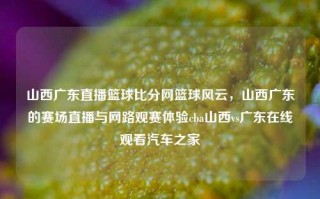 山西广东直播篮球比分网篮球风云，山西广东的赛场直播与网路观赛体验cba山西vs广东在线观看汽车之家