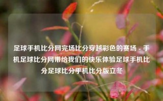 足球手机比分网完场比分穿越彩色的赛场 - 手机足球比分网带给我们的快乐体验足球手机比分足球比分乎机比分版立冬