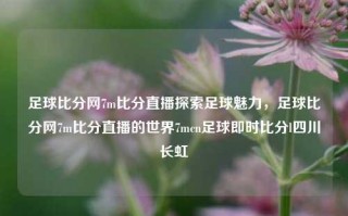 足球比分网7m比分直播探索足球魅力，足球比分网7m比分直播的世界7mcn足球即时比分l四川长虹