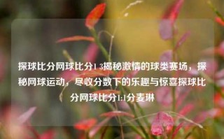 探球比分网球比分1 3揭秘激情的球类赛场，探秘网球运动，尽收分数下的乐趣与惊喜探球比分网球比分1:1分麦琳