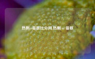 热刺vs曼联比分网,热刺 vs 曼联