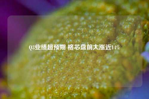 Q3业绩超预期 格芯盘前大涨近14%-第1张图片-比分网