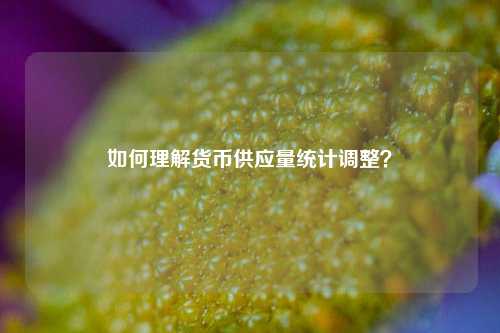 如何理解货币供应量统计调整？-第1张图片-比分网