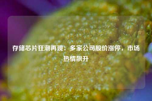 存储芯片狂潮再现：多家公司股价涨停，市场热情飙升-第1张图片-比分网