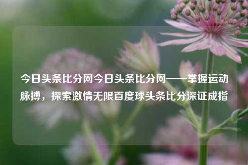 今日头条比分网今日头条比分网——掌握运动脉搏，探索激情无限百度球头条比分深证成指-第1张图片-比分网