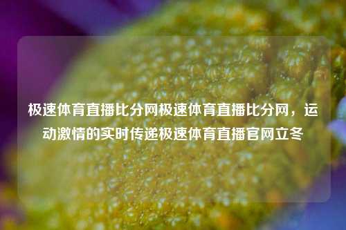 极速体育直播比分网极速体育直播比分网，运动激情的实时传递极速体育直播官网立冬-第1张图片-比分网