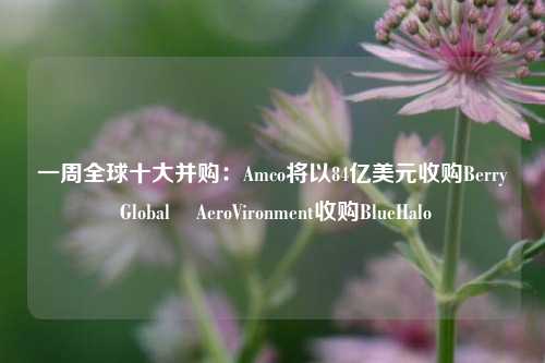 一周全球十大并购：Amco将以84亿美元收购Berry Global    AeroVironment收购BlueHalo-第1张图片-比分网