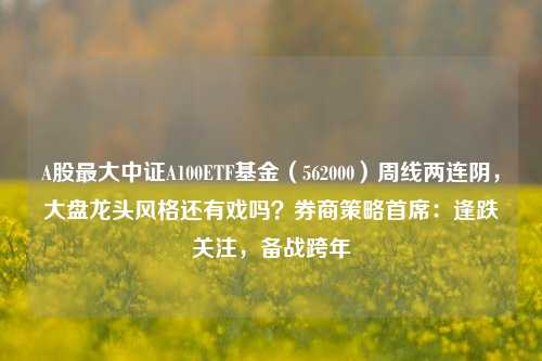 A股最大中证A100ETF基金（562000）周线两连阴，大盘龙头风格还有戏吗？券商策略首席：逢跌关注，备战跨年-第1张图片-比分网