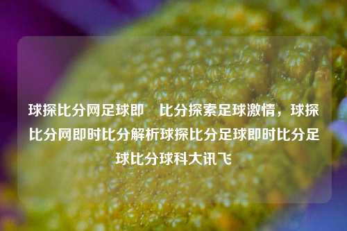 球探比分网足球即時比分探索足球激情，球探比分网即时比分解析球探比分足球即时比分足球比分球科大讯飞-第1张图片-比分网