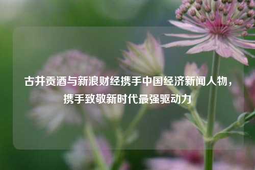 古井贡酒与新浪财经携手中国经济新闻人物，携手致敬新时代最强驱动力-第1张图片-比分网