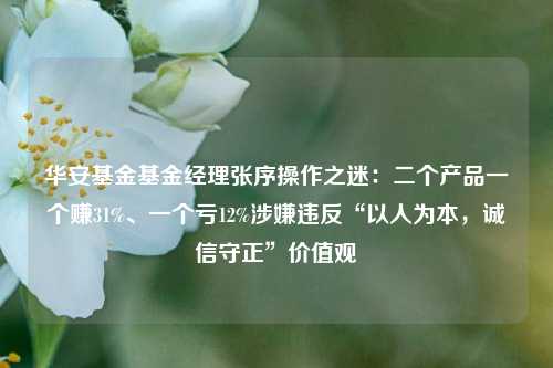 华安基金基金经理张序操作之迷：二个产品一个赚31%、一个亏12%涉嫌违反“以人为本，诚信守正”价值观-第1张图片-比分网