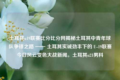 土耳其u19联赛比分比分网揭秘土耳其中青年球队争锋之路 —— 土耳其实诚劲丰下的 U-19联赛今日风云变色大战新闻。土耳其u21男科-第1张图片-比分网